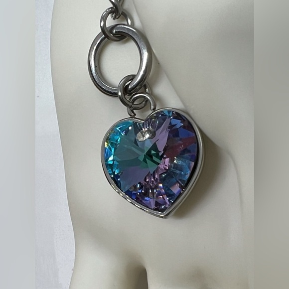 𝙿𝚂𝚂 𝙲𝚞𝚛𝚋 𝙲𝚑𝚊𝚒𝚗 𝙱𝚛𝚊𝚌𝚎𝚕𝚎𝚝 𝚠/𝙷𝚎𝚊𝚛𝚝 𝙲𝚛𝚢𝚜𝚝𝚊𝚕 💙💜 - Picture 4 of 4